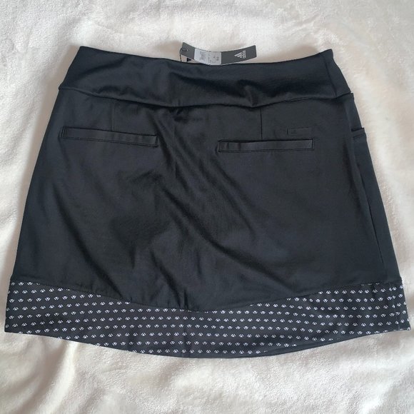 Adidas Women's Golf Skirt Black small skort BNWT - Picture 3 of 5